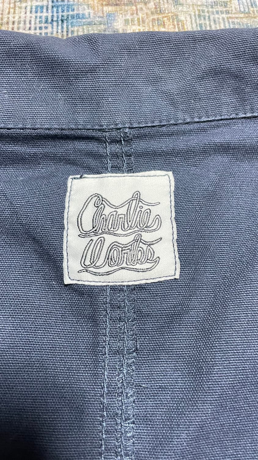 JPN 일본 빈티지 워크웨어 아메카지 네이비 초어자켓 커버올 워크자켓 M 상품이미지8