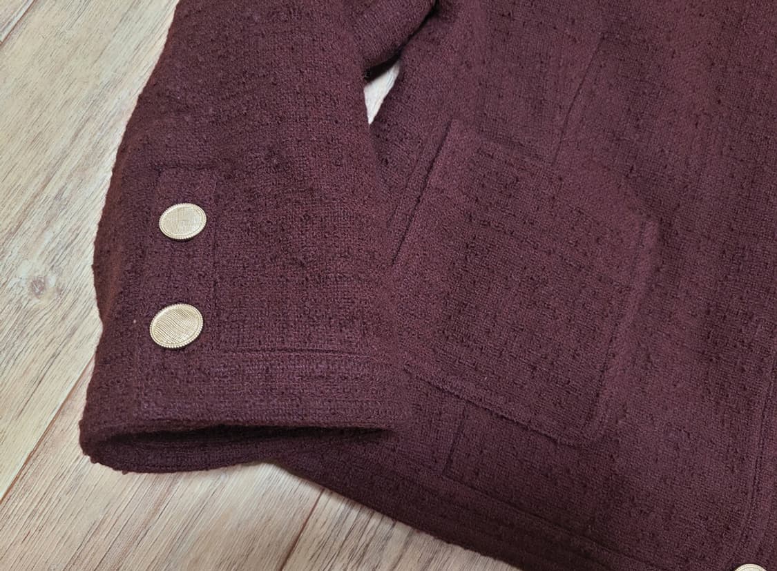 블러썸에이치컴퍼니(BLOSSOM) 노카라 트위드자켓 66 상품이미지5