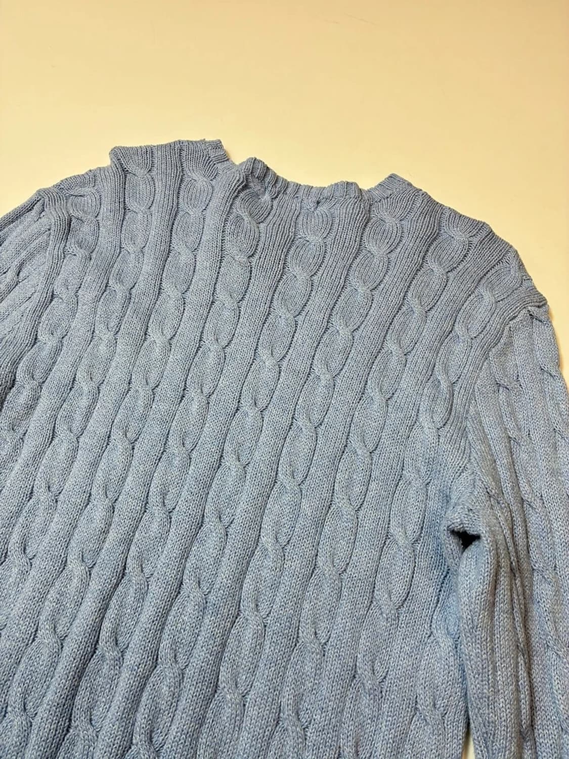 폴로 랄프로렌 10's 스카이블루 꽈배기 니트 PN8368 상품이미지5