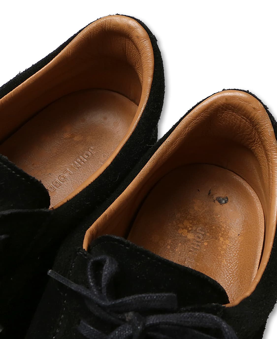 존 롭 [John Lobb] 스웨이드 레더 럭셔리 블랙 스니커즈 명품 상품이미지4