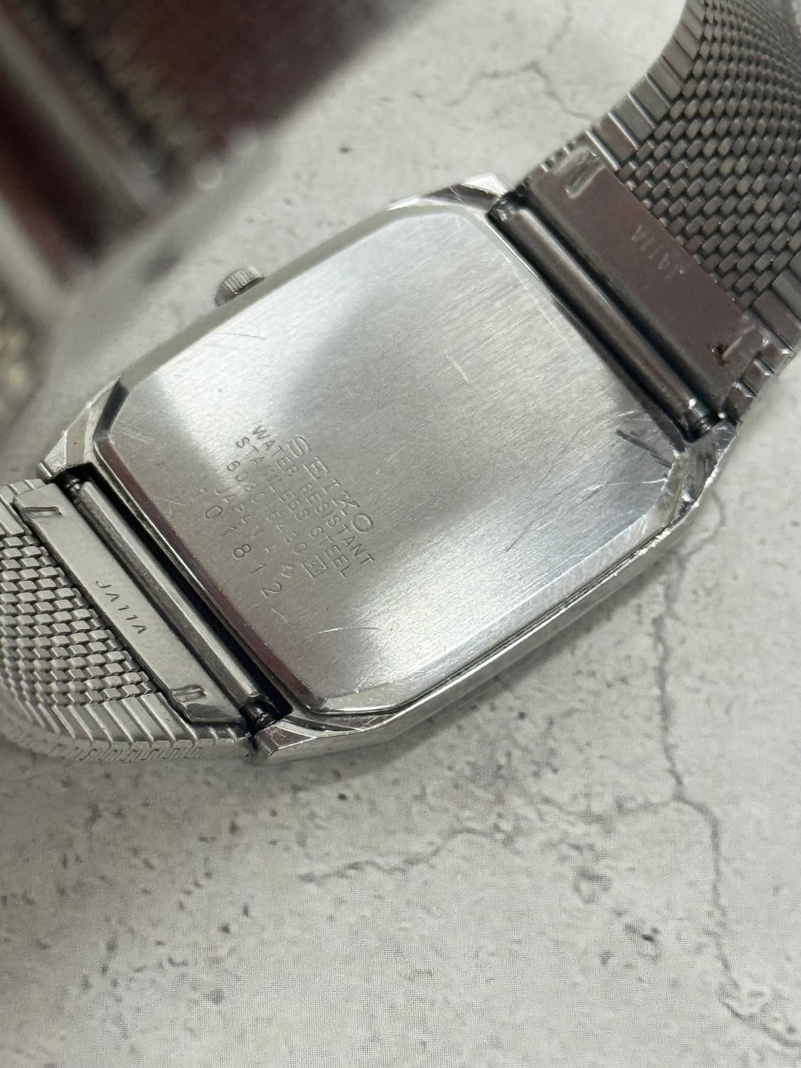 80s 빈티지 세이코 탱크 쿼츠 상품이미지8