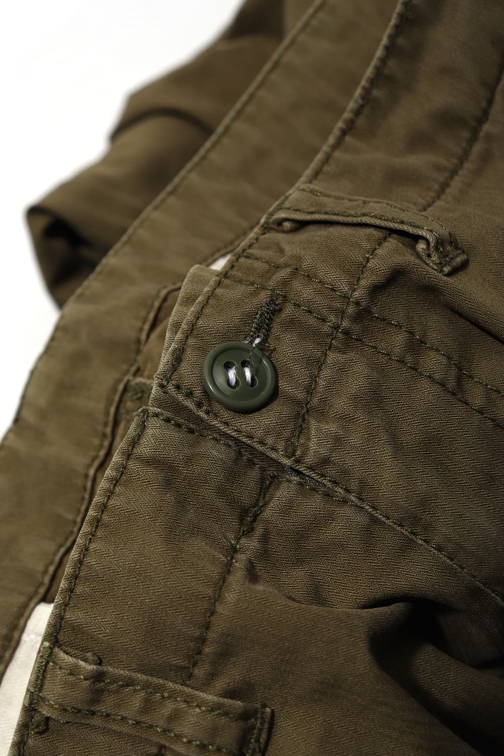 그린 라벨 릴렉싱 카키 코튼 사이드 지퍼 레이어드 팬츠   상품이미지4