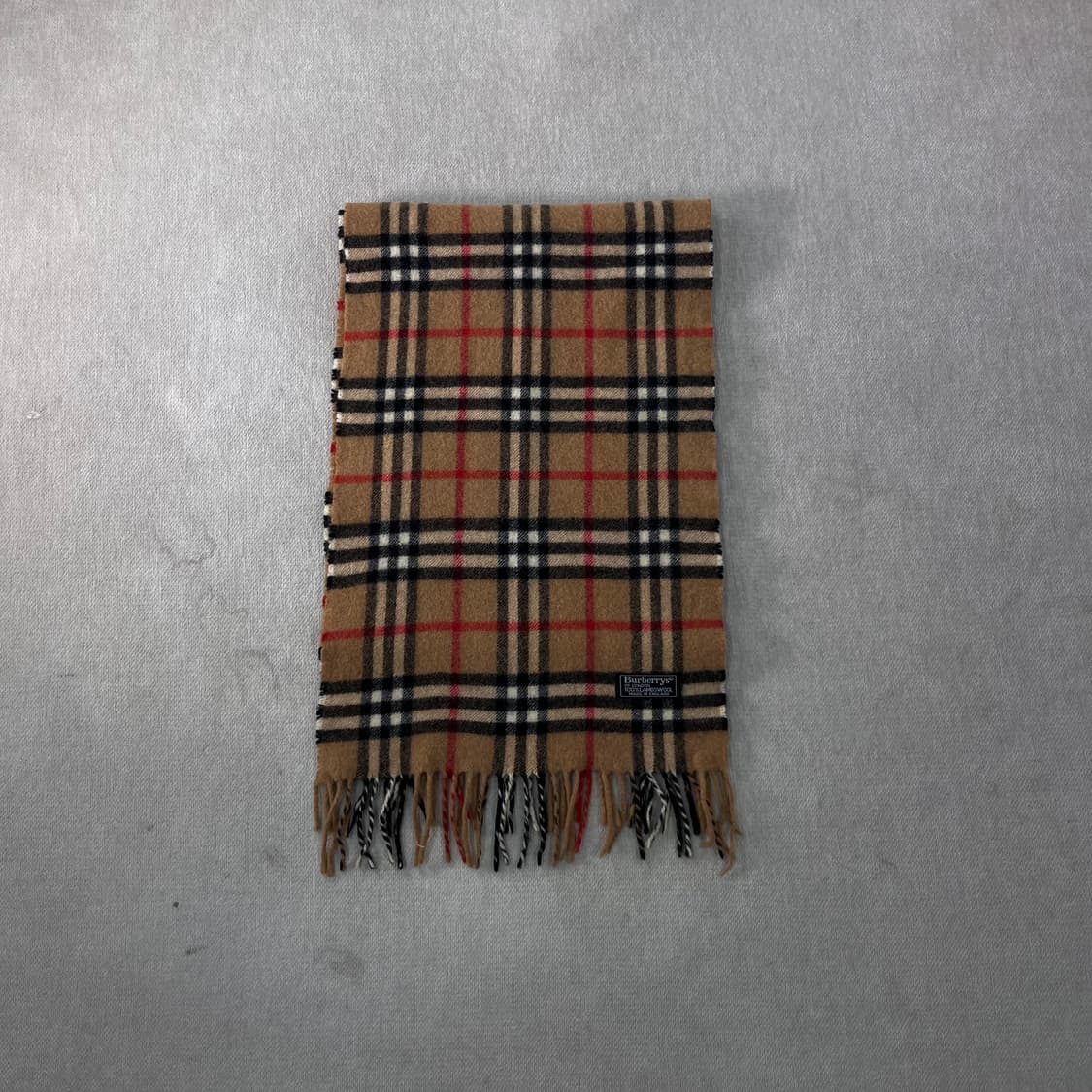 버버리 노바체크 램스울 베이지 머플러 상품이미지2