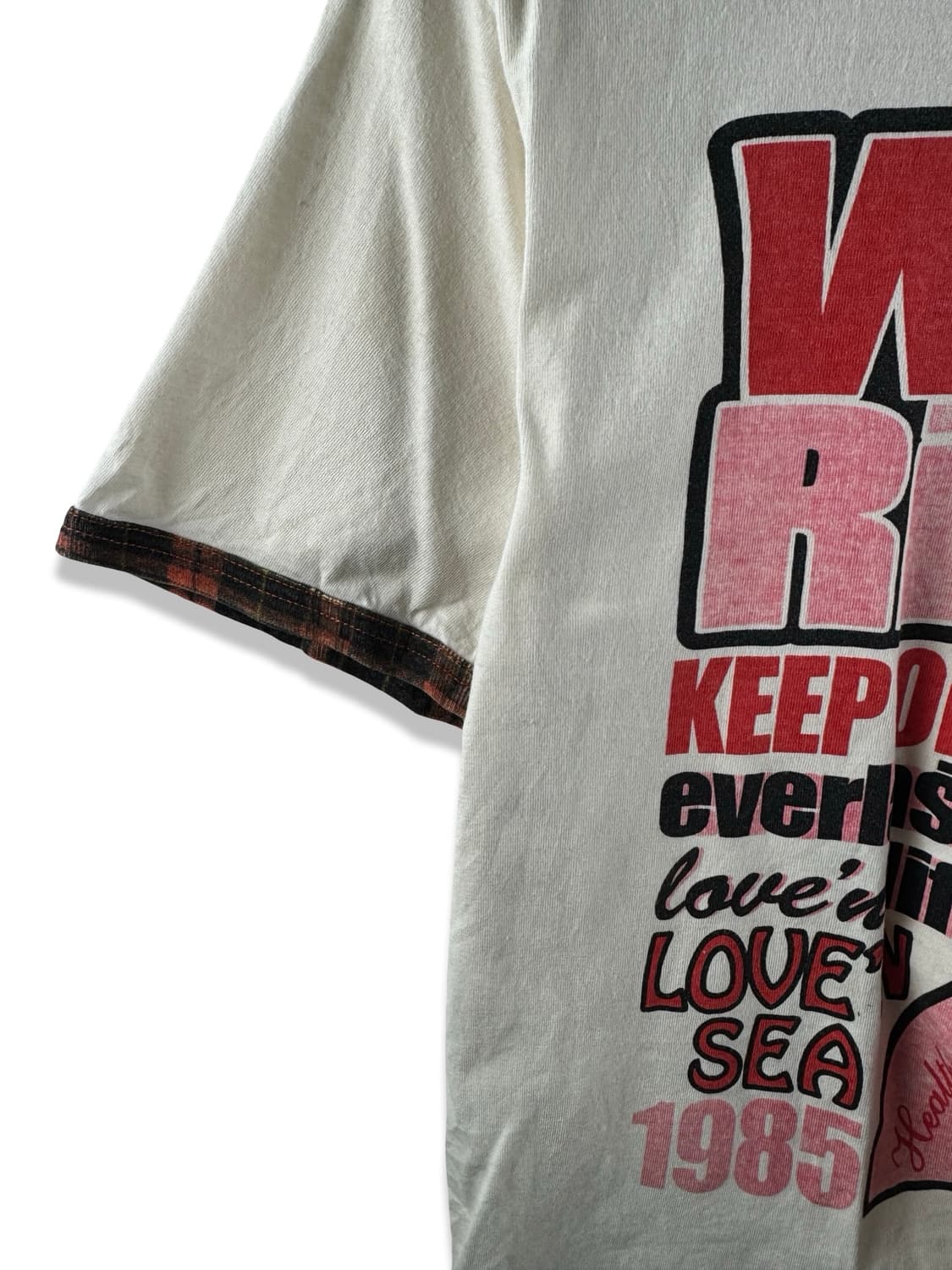 JPN 키치 프린팅 링거 티셔츠2562 상품이미지5