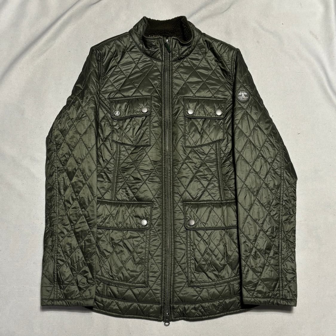 40 바버 여성용 포켓 퀼팅 자켓 상품이미지2