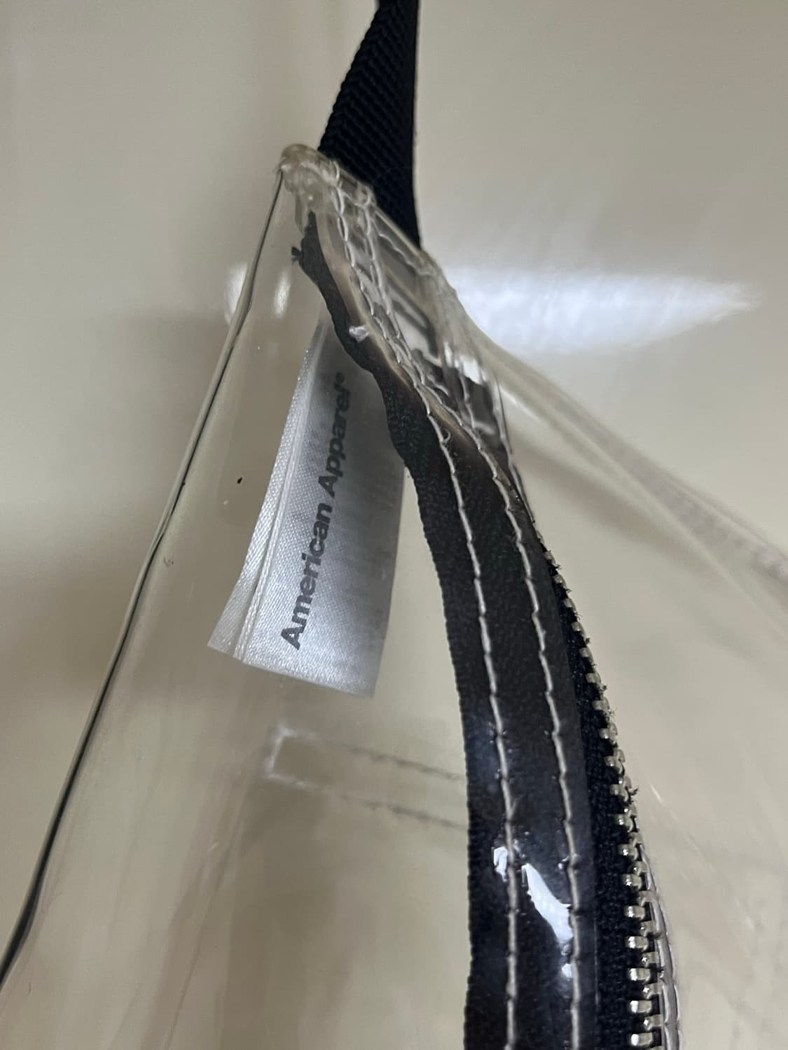 아메리칸어패럴 투명 시스루 젤리 가방 상품이미지1