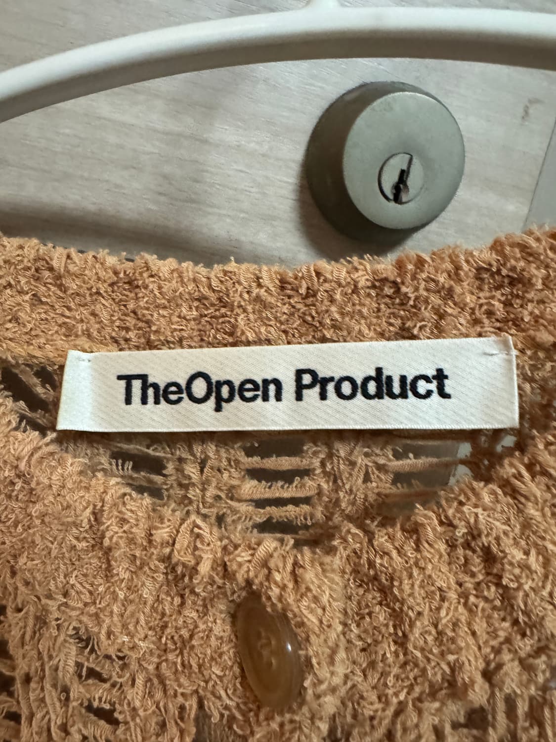 그물 크롭 가디건 상품이미지4