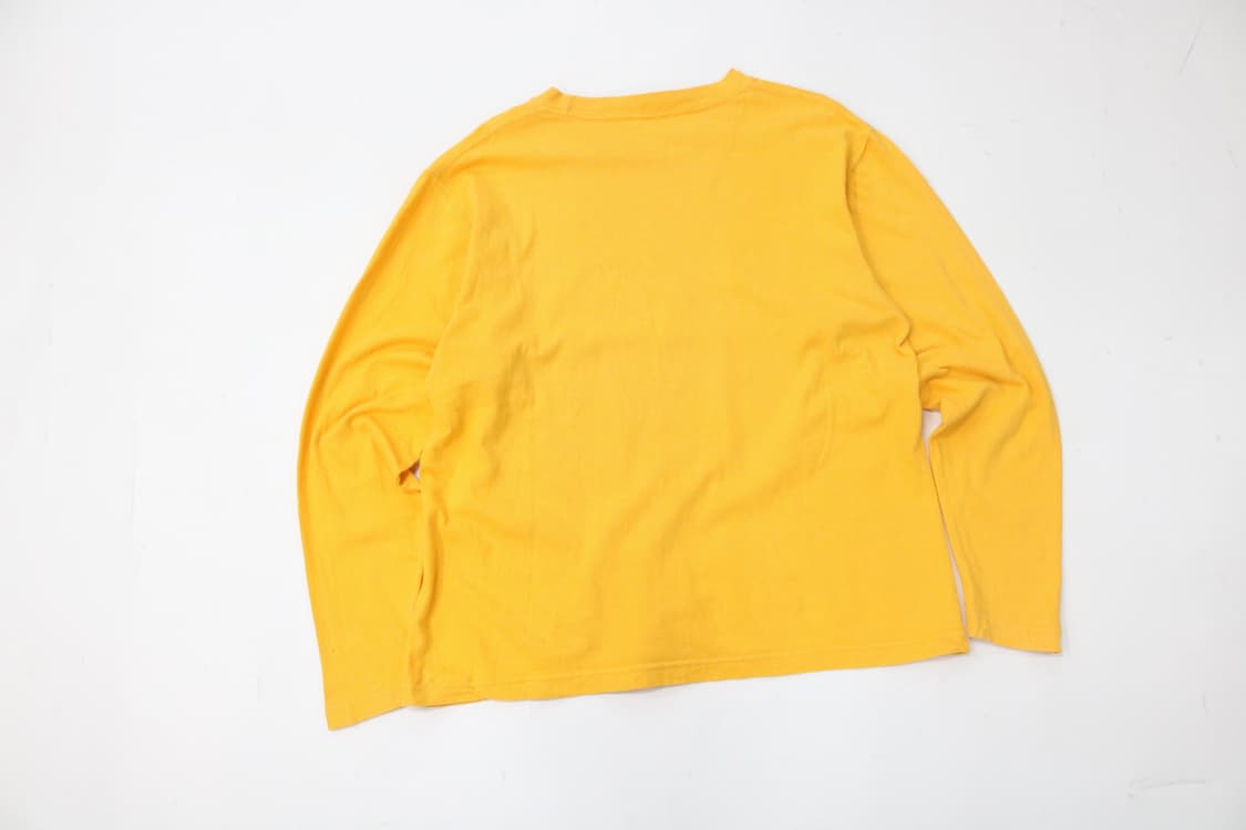 빈티지 루이지애나 비터 레트로 옐로우 롱슬리브 티셔츠 (M) 상품이미지6