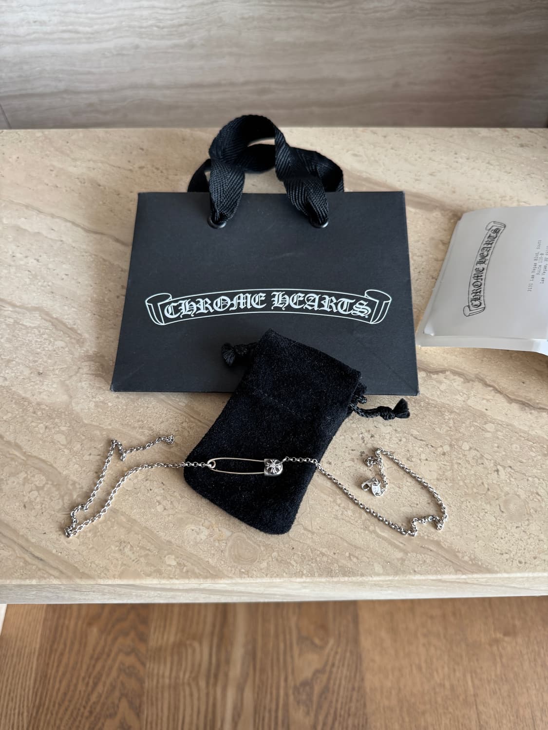 크롬하츠 세이프티핀 목걸이 상품이미지1