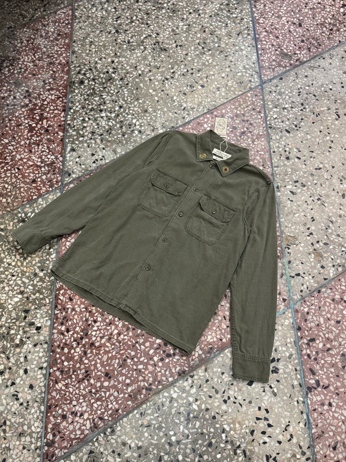 레미릴리프 플라워 밀리터리 셔츠 (2XL) 상품이미지2