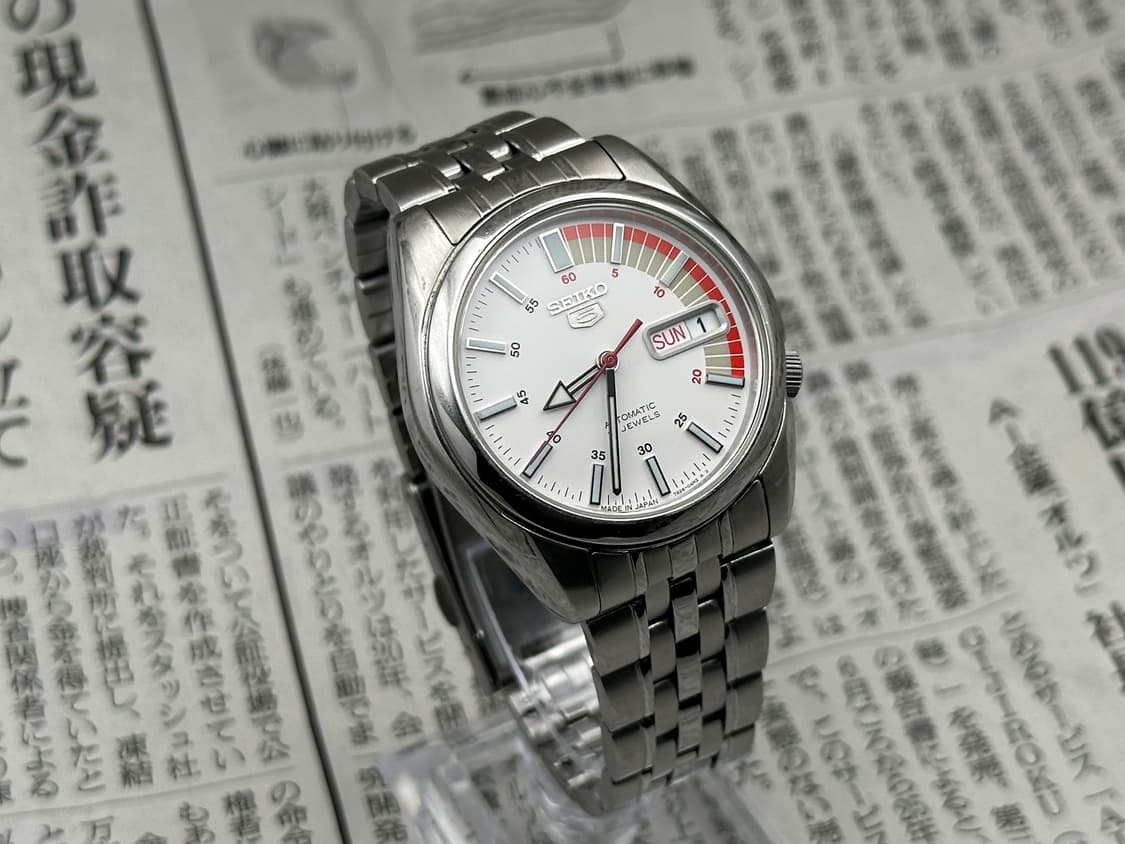 [빈티지] 세이코 5 오토매틱 SNK369 J1 "스피드 레이서" 상품이미지4