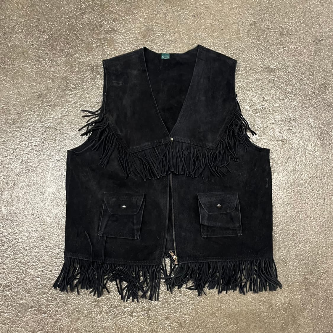 빈티지 웨스턴 프린지 베스트 (110) 상품이미지1