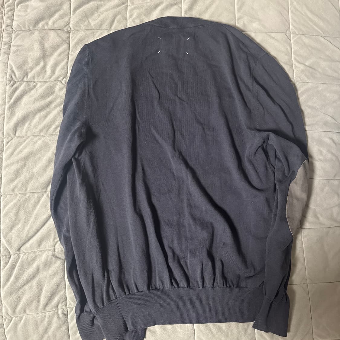 [L] 마르지엘라 엘보 패치 가디건 차콜 상품이미지2