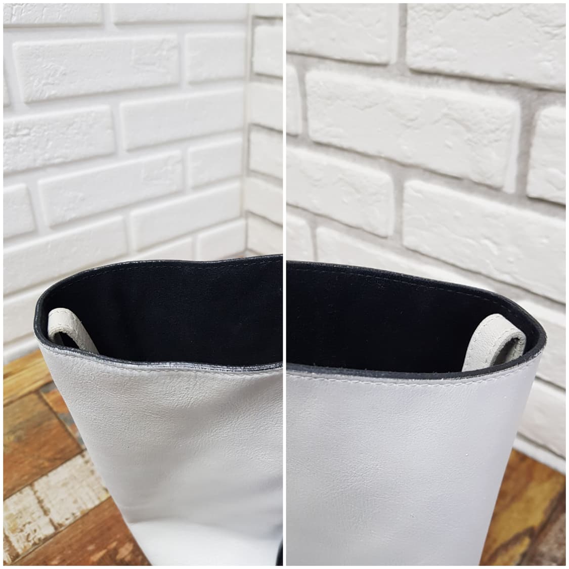 [정품] 셀린느 펜텀 카바스 블랙/화이트 쇼퍼백 상품이미지4