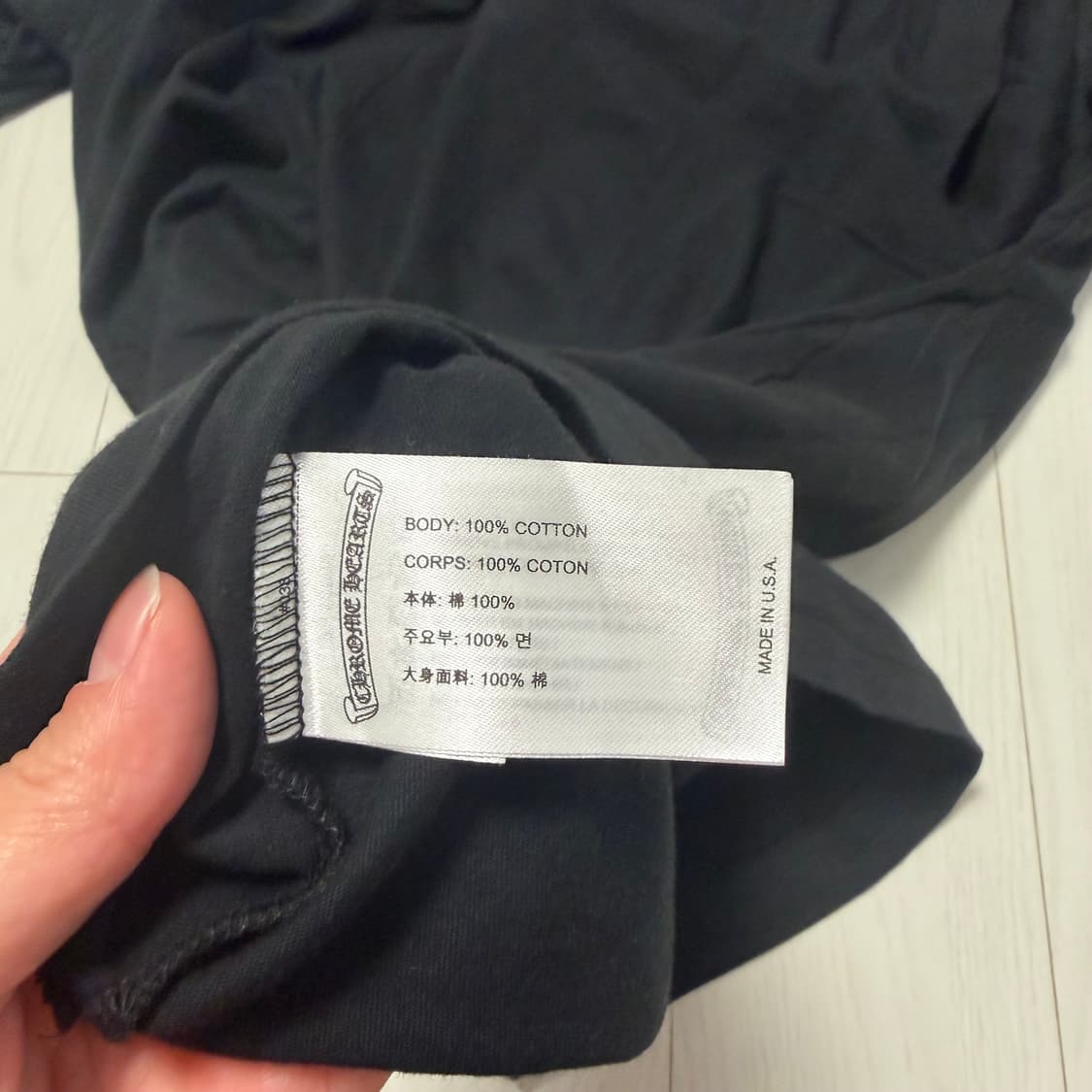 크롬하츠 롱슬리브 블랙/핑크 상품이미지5