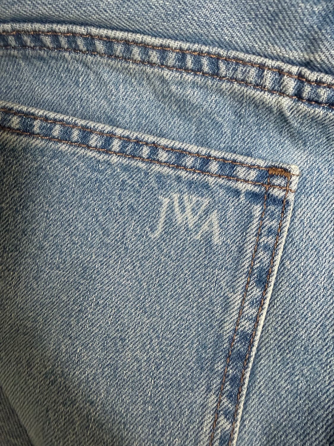 유니클로 jw앤더슨 스트레이트진 33 그레이,블루 상품이미지4