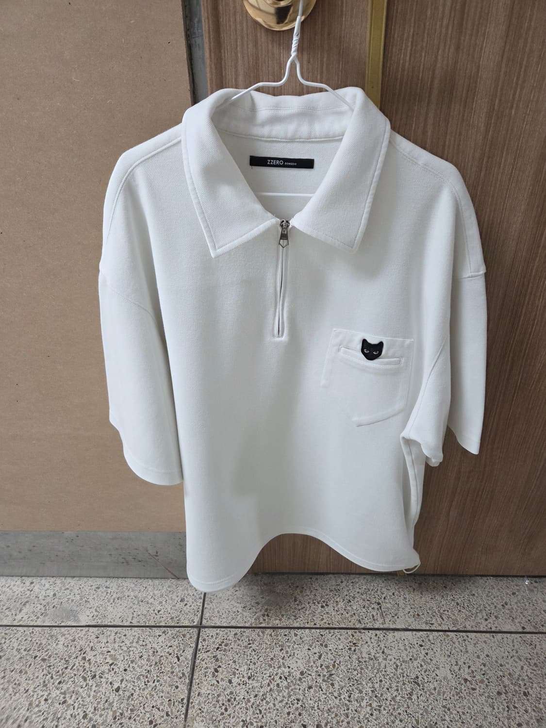 송지오 지제로 반팔 반집업 L 상품이미지1