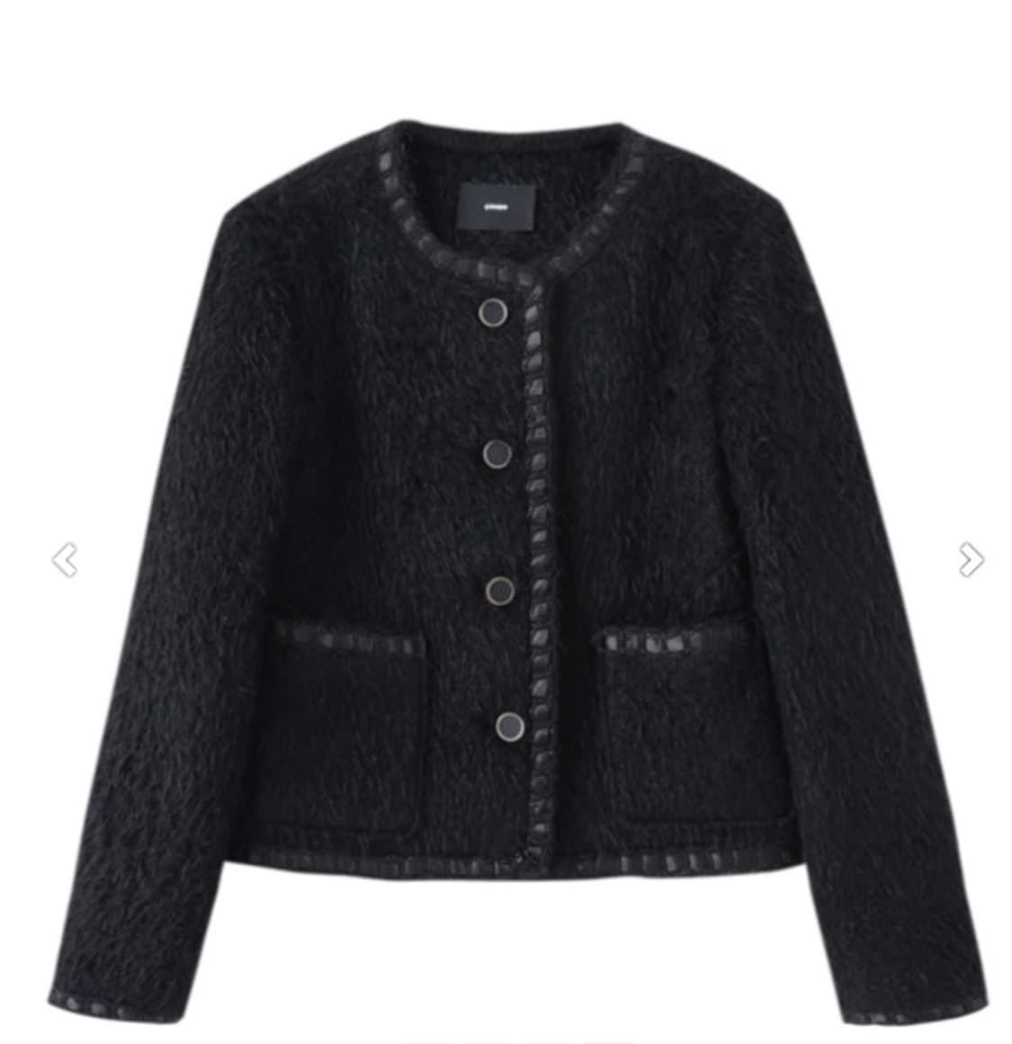 에트몽 퍼 트위드 자켓 상품이미지3