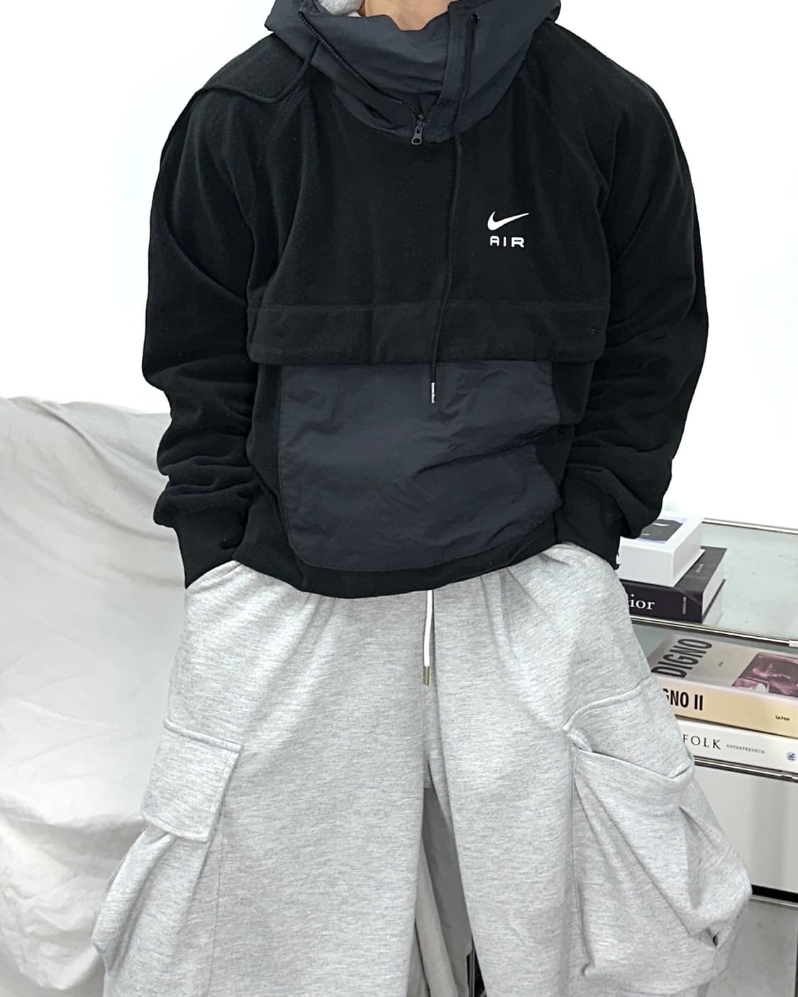 나이키 에어 풀오버 윈터라이즈드 후드 아노락 L 상품이미지1