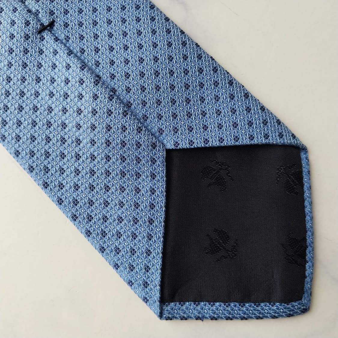 브룩스 브라더스 블루 도트 패턴 넥타이 8.3cm A+등급 K2573 상품이미지7