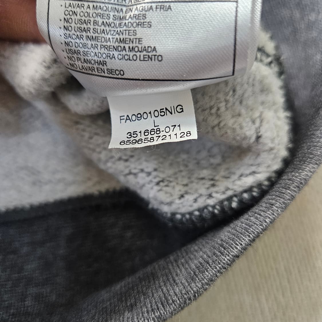 L 나이키 기모 후드집업 자켓 0326Y 상품이미지5