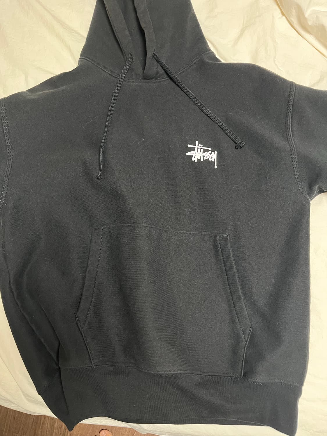 [크림구매] 스투시 베이직 후드티 블랙 M 상품이미지1