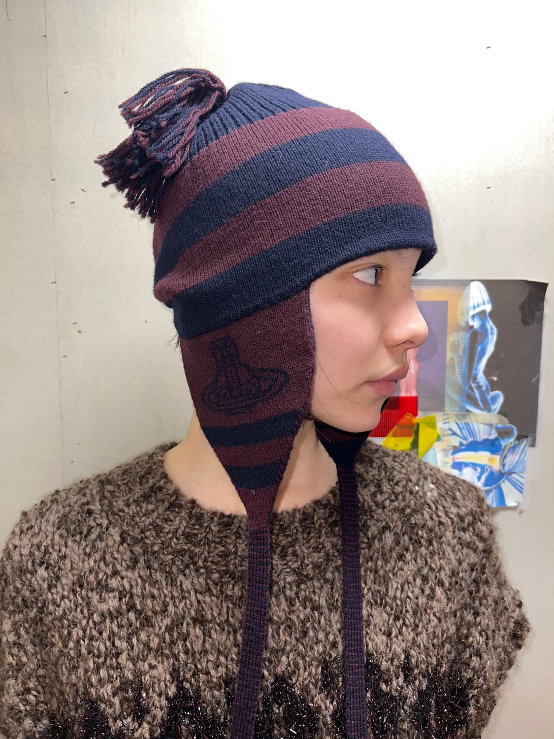 Vivienne Westwood 비비안 플랩워치 태슬니트비니 상품이미지3