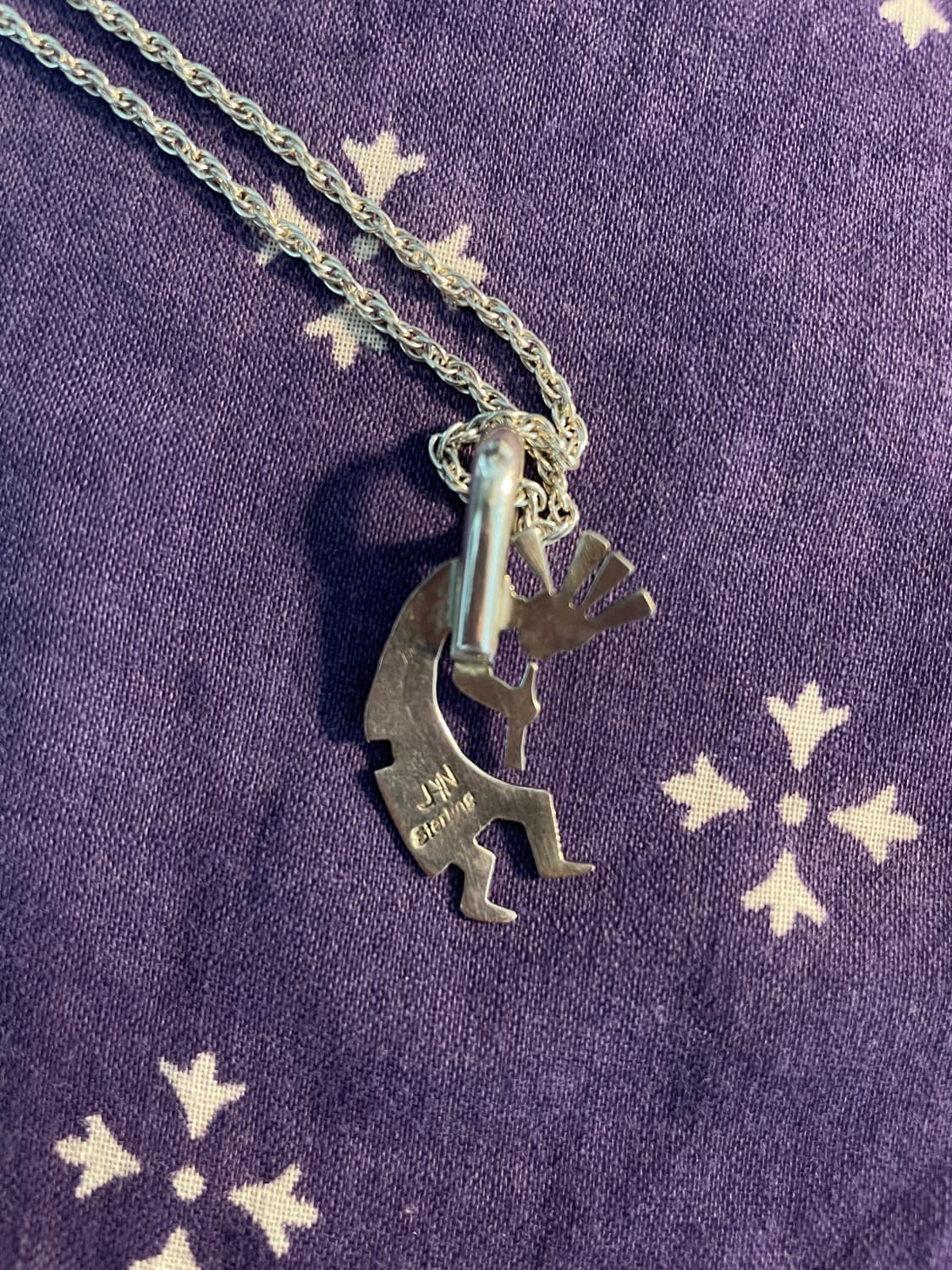 Vintage 925 Silver Kokopelli Necklace 상품이미지7