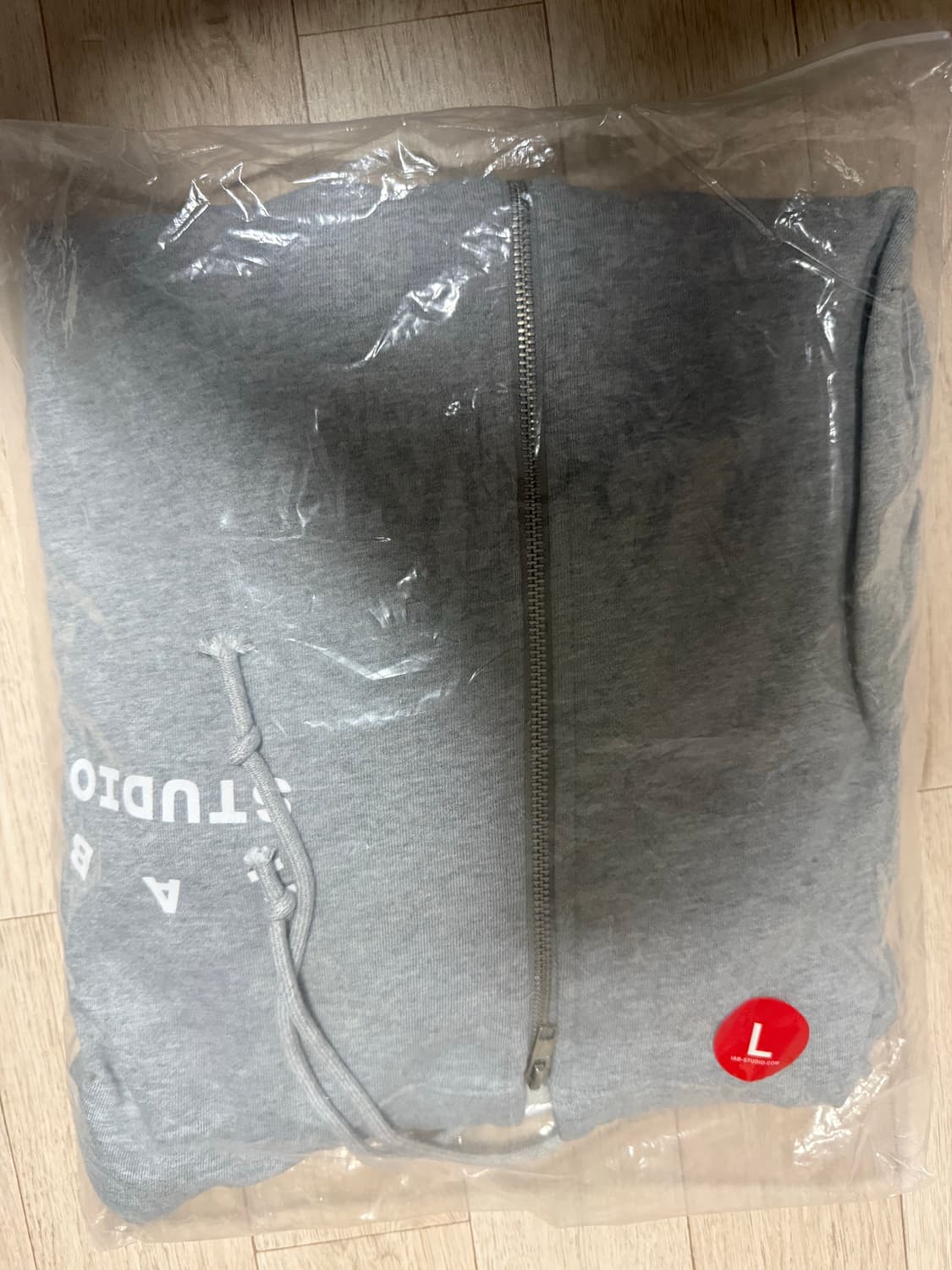 [L]아이앱 스튜디오 후드집업 그레이 22fw 상품이미지1