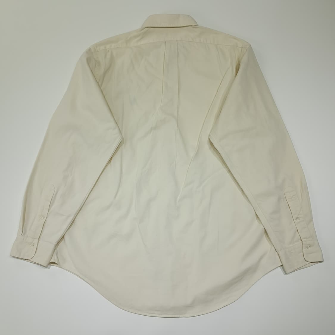 CL925 XL 폴로 90s 싱가포르판 버튼다운 크림화이트 셔츠 남방 상품이미지6