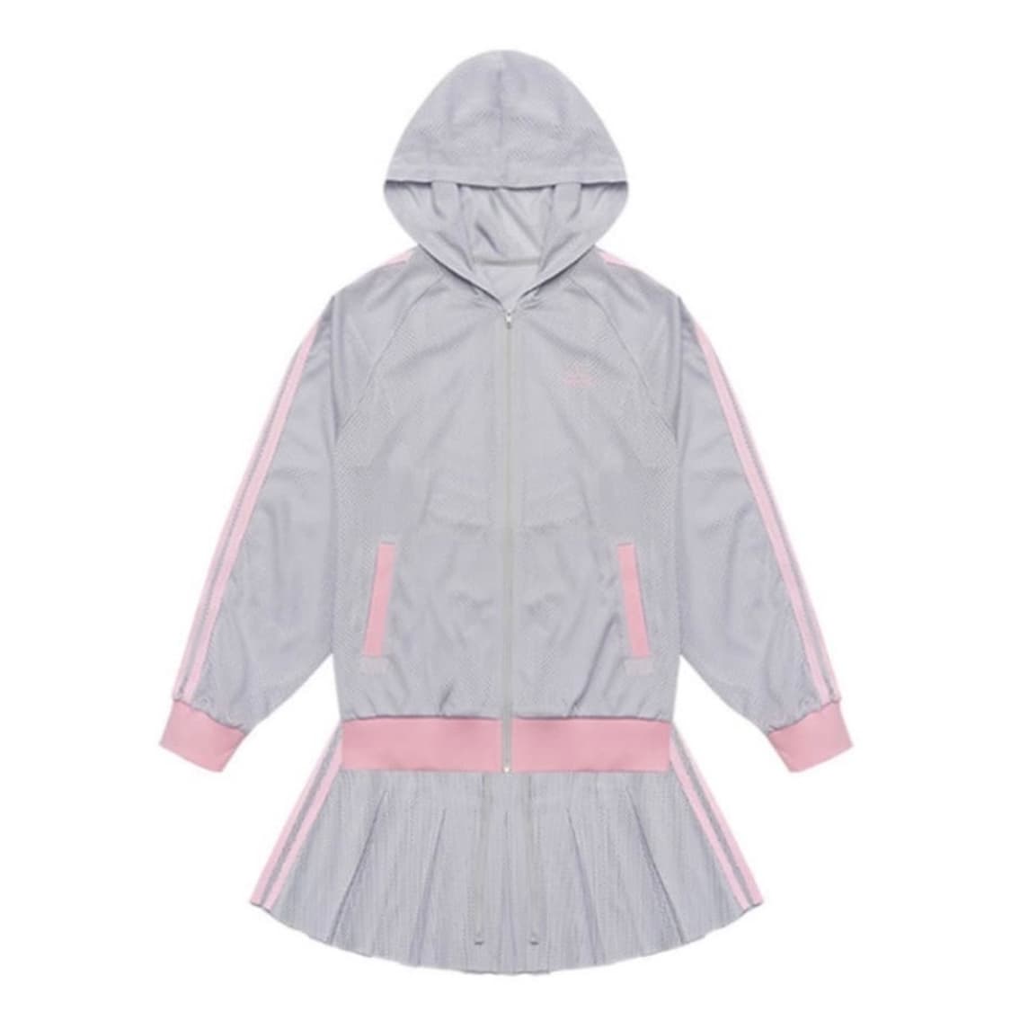 퍼피북클럽 Mesh Zip-up Set grey 상품이미지1