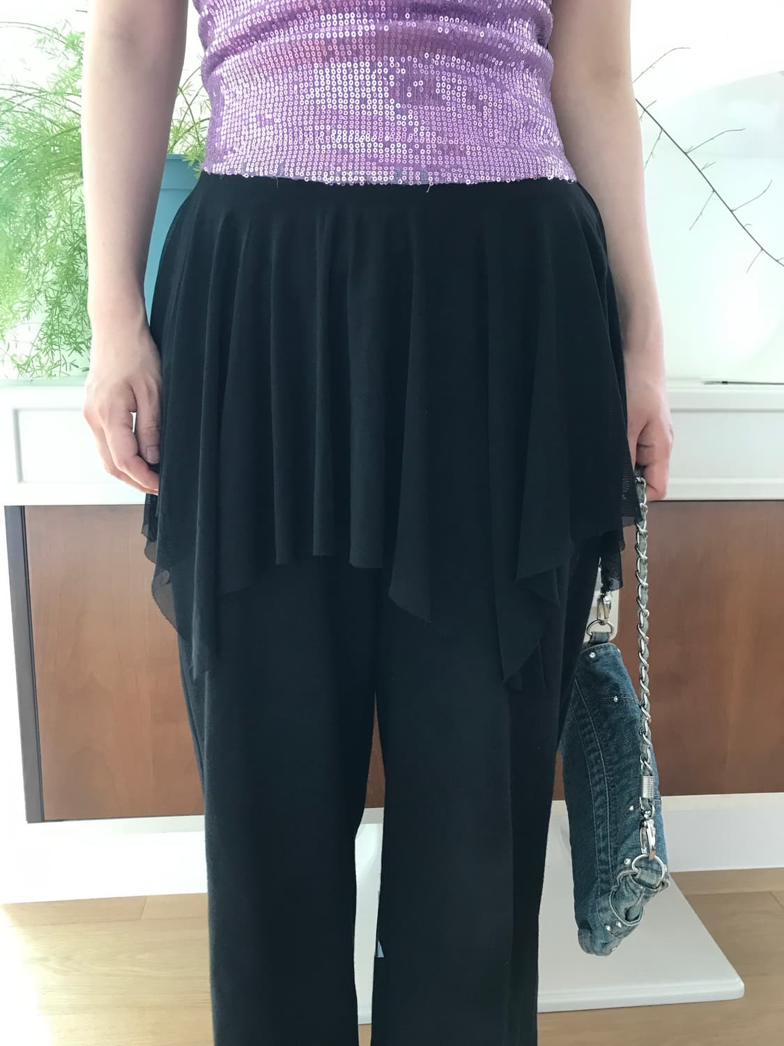 vintage spangles halter neck sleeveless 상품이미지4