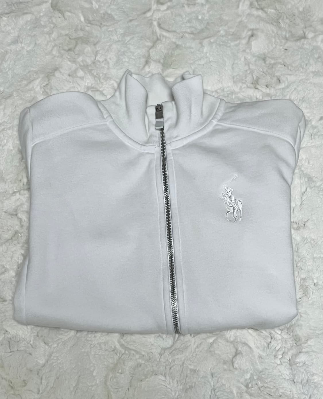 폴로 빅포니 화이트 집업 상품이미지1