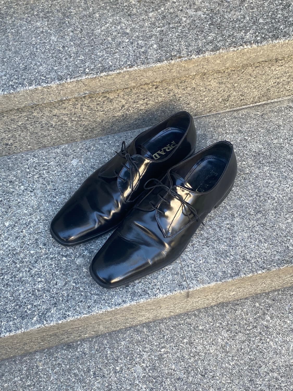 Prada square toe derby 상품이미지4