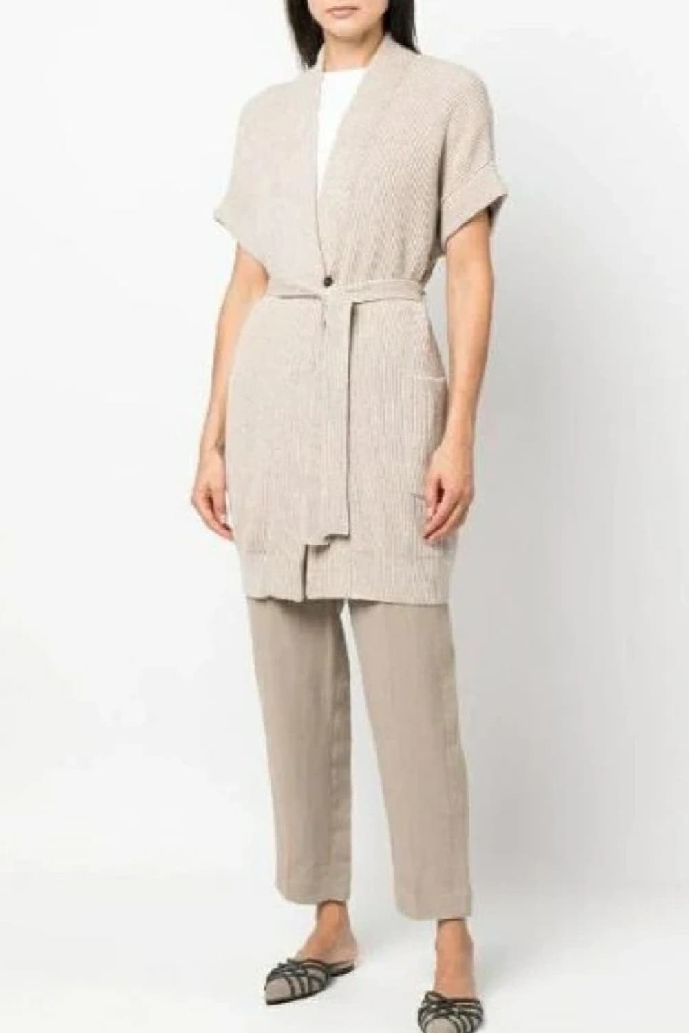 한섬 VINCE 빈스 캐시미어 벨트 니트 가디건 F 새상품 상품이미지10