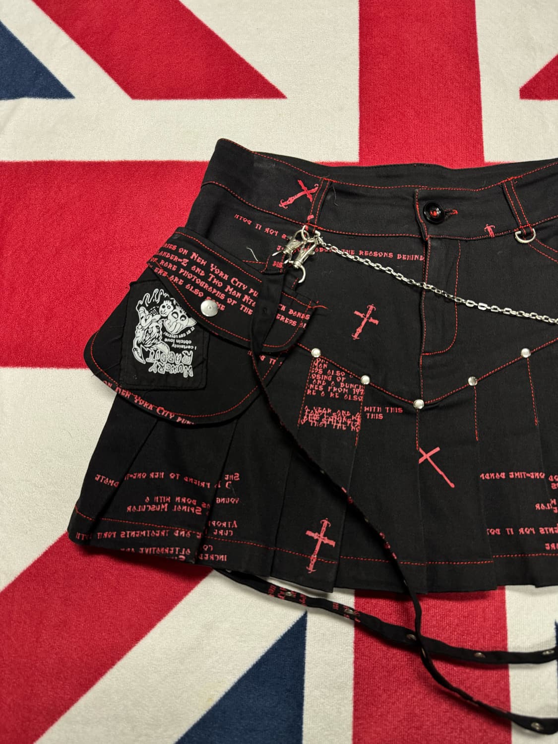 나나 펑크 타이 스커트 상품이미지2