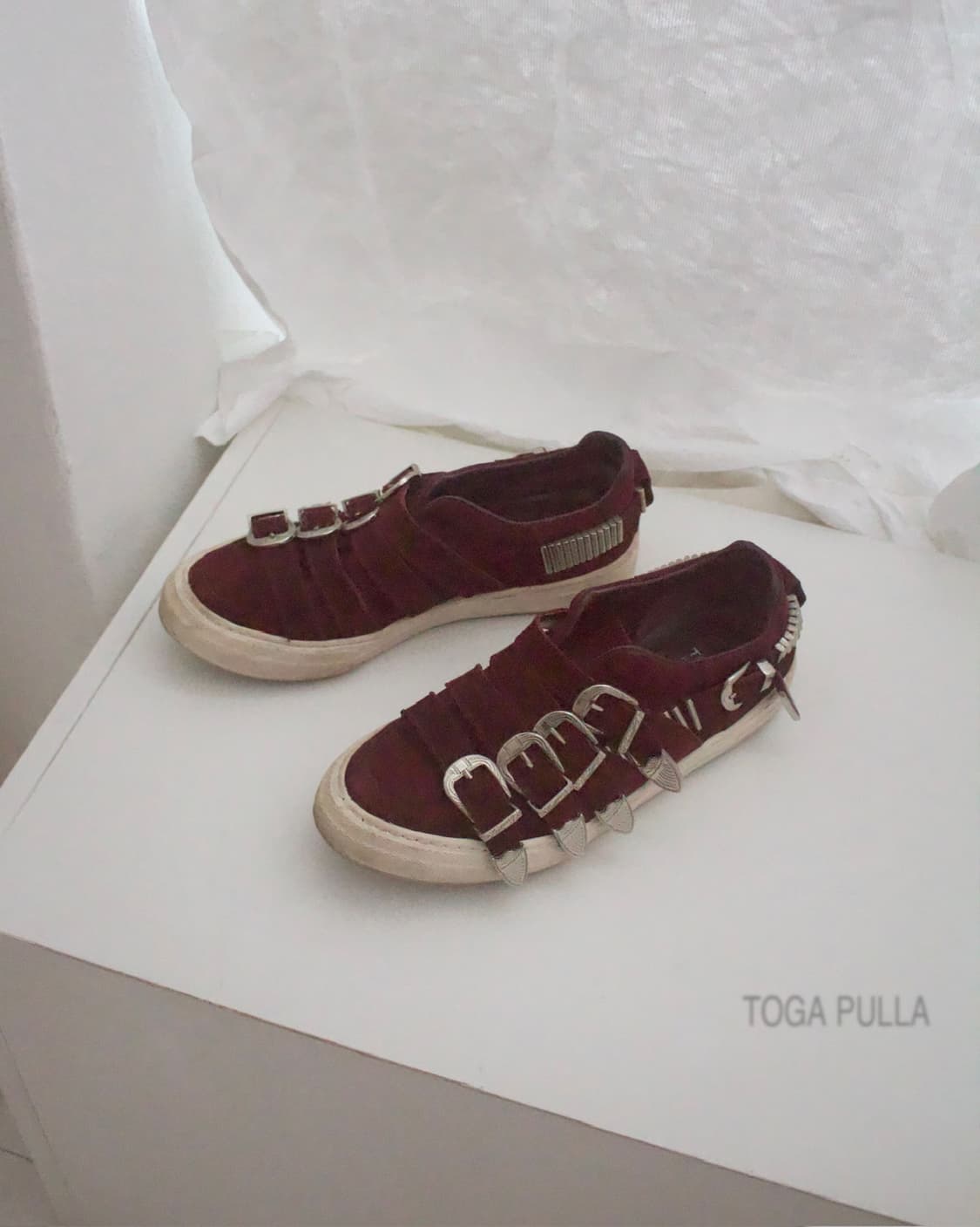 Western buckle strap sneakers 상품이미지5