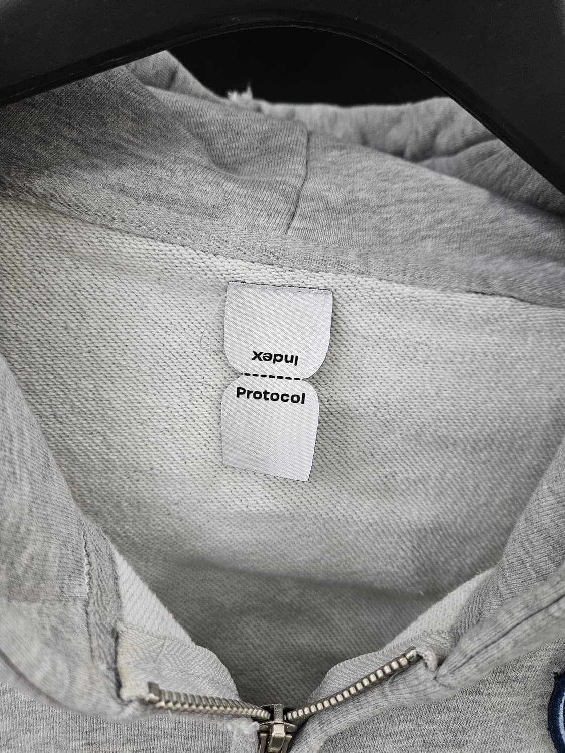 프로토콜인덱스 리컨스트럭티드 스웨트셔츠 집업 상품이미지4