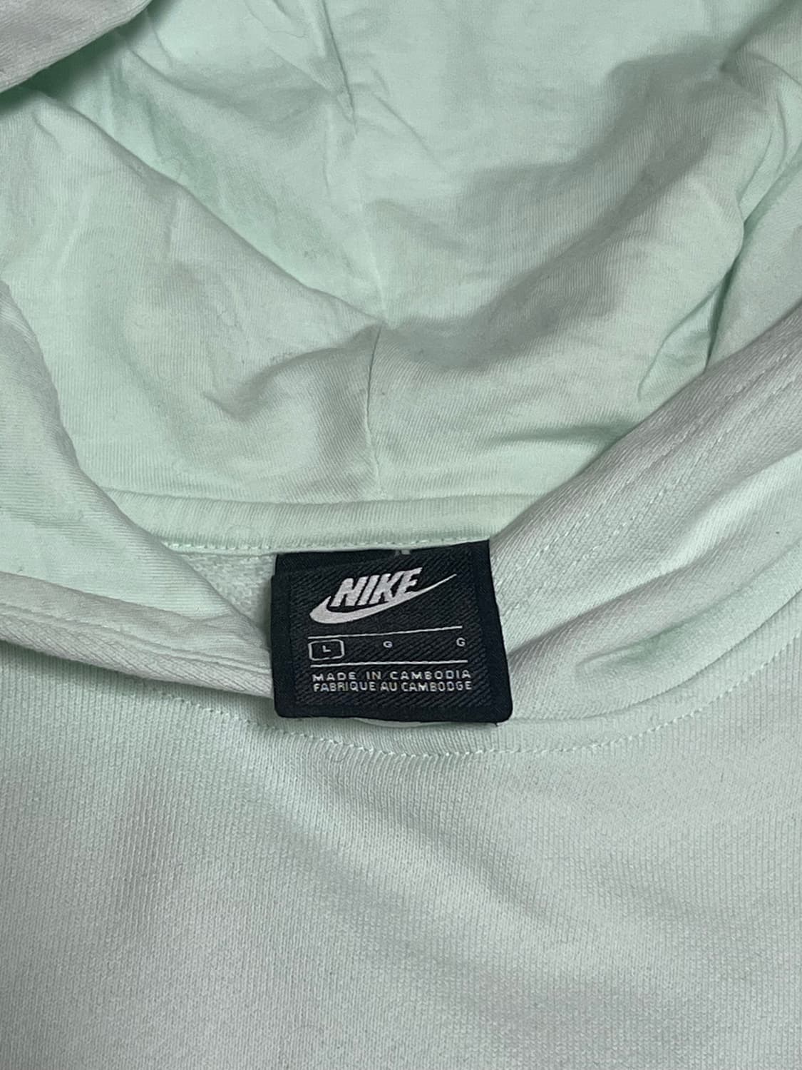 나이키 민트 후드티 L 상품이미지1