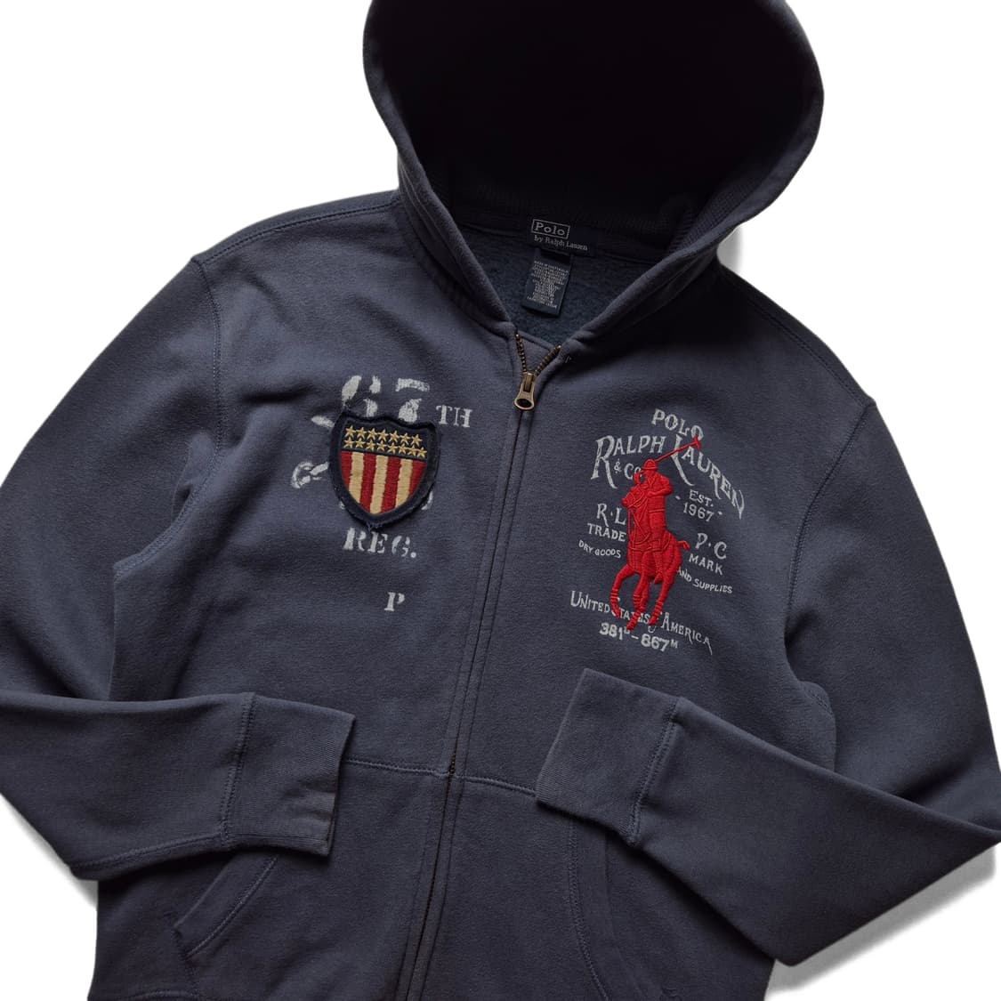 [XS] 폴로 랄프로렌 빅포니 후드집업 상품이미지1