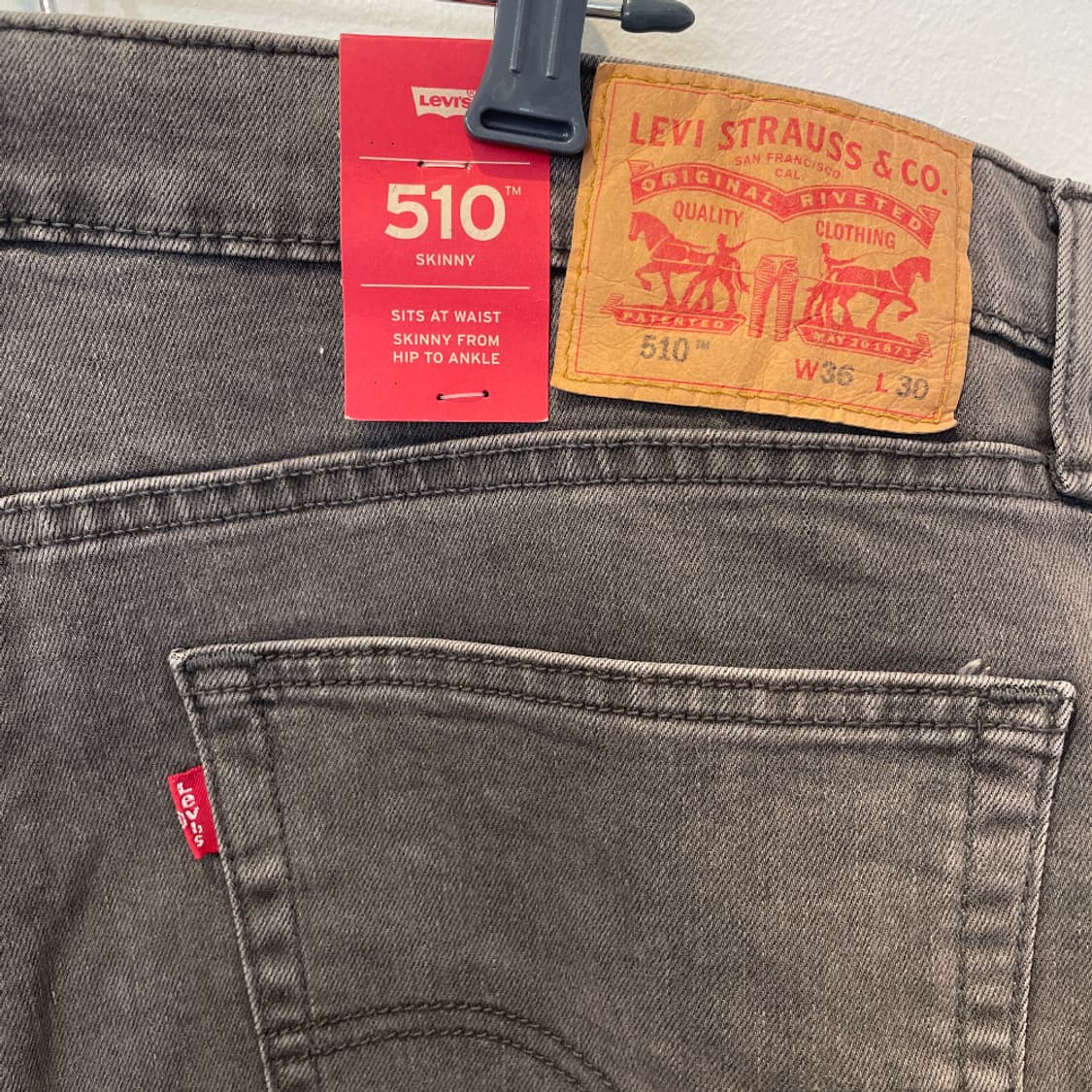 Levi's 510 Skinny Denim Pants (Gray) 상품이미지4