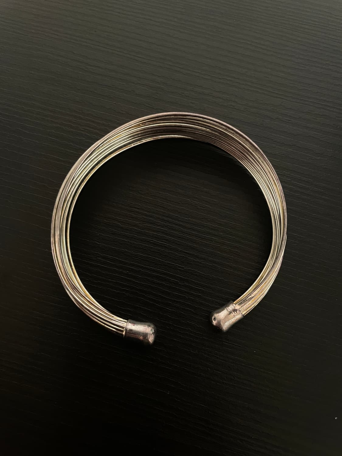 빈티지 오리엔탈 히피 실버 뱅글 팔찌 상품이미지1