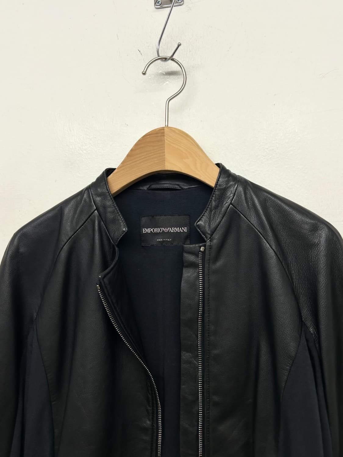 엠포리오 아르마니 블랙 양가죽 자켓 상품이미지2