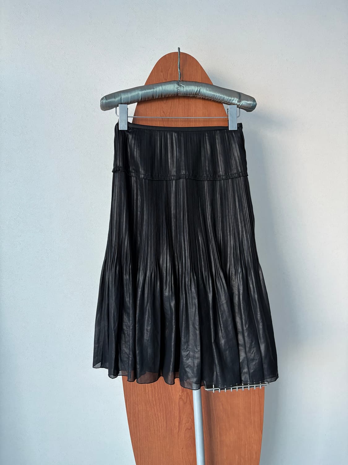 satin pleat skirt 상품이미지2