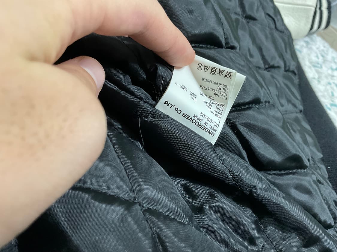 휴먼메이드 x 언더커버 라스트 올지2 바시티 자켓 L 상품이미지10