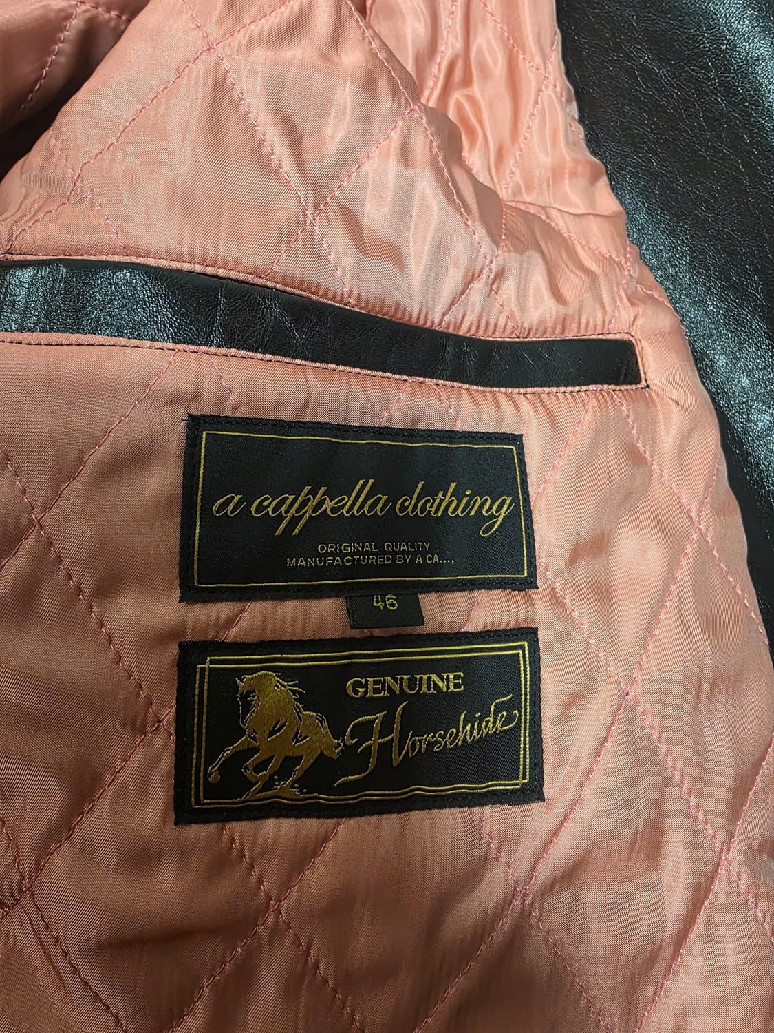 아카펠라 클로딩 576 D포켓 라이더 자켓 46 사이즈 상품이미지4