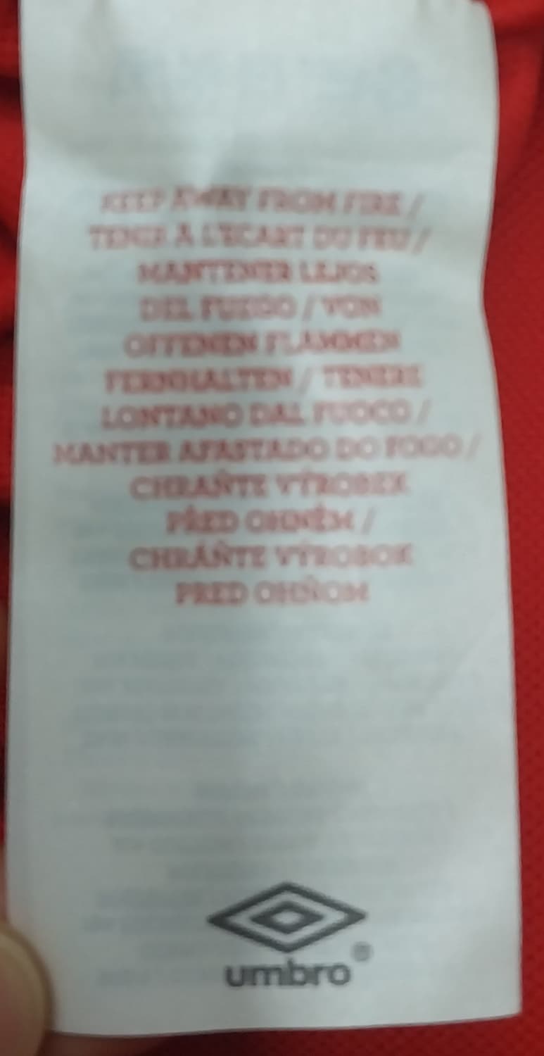 UMBRO 엄브로 잉글랜드 10-11 어웨이 논마킹 유니폼 (95) 상품이미지5