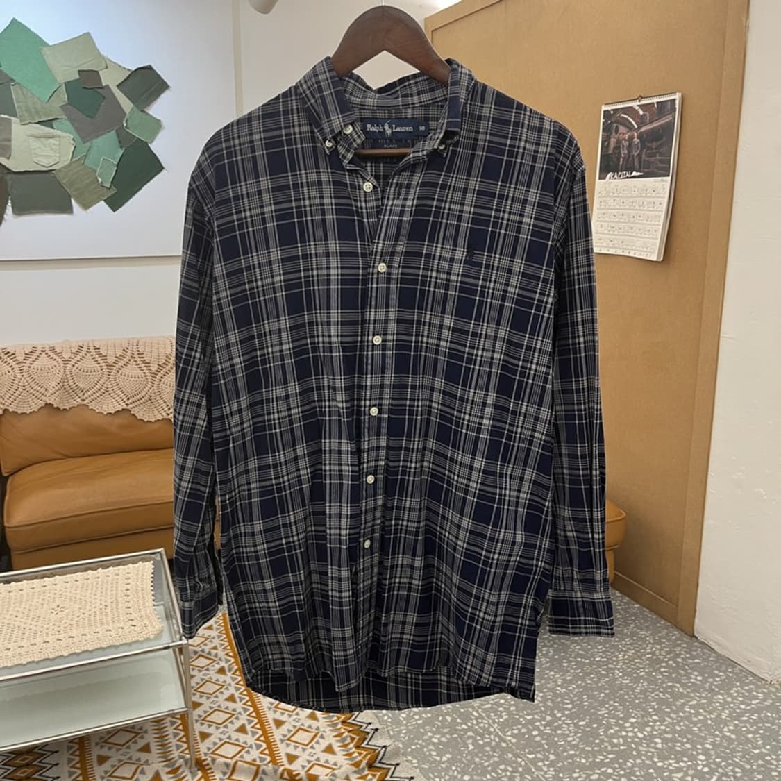 폴로 랄프로렌 올드스쿨 컨트리 레트로 체크 셔츠 90 C10588 상품이미지3