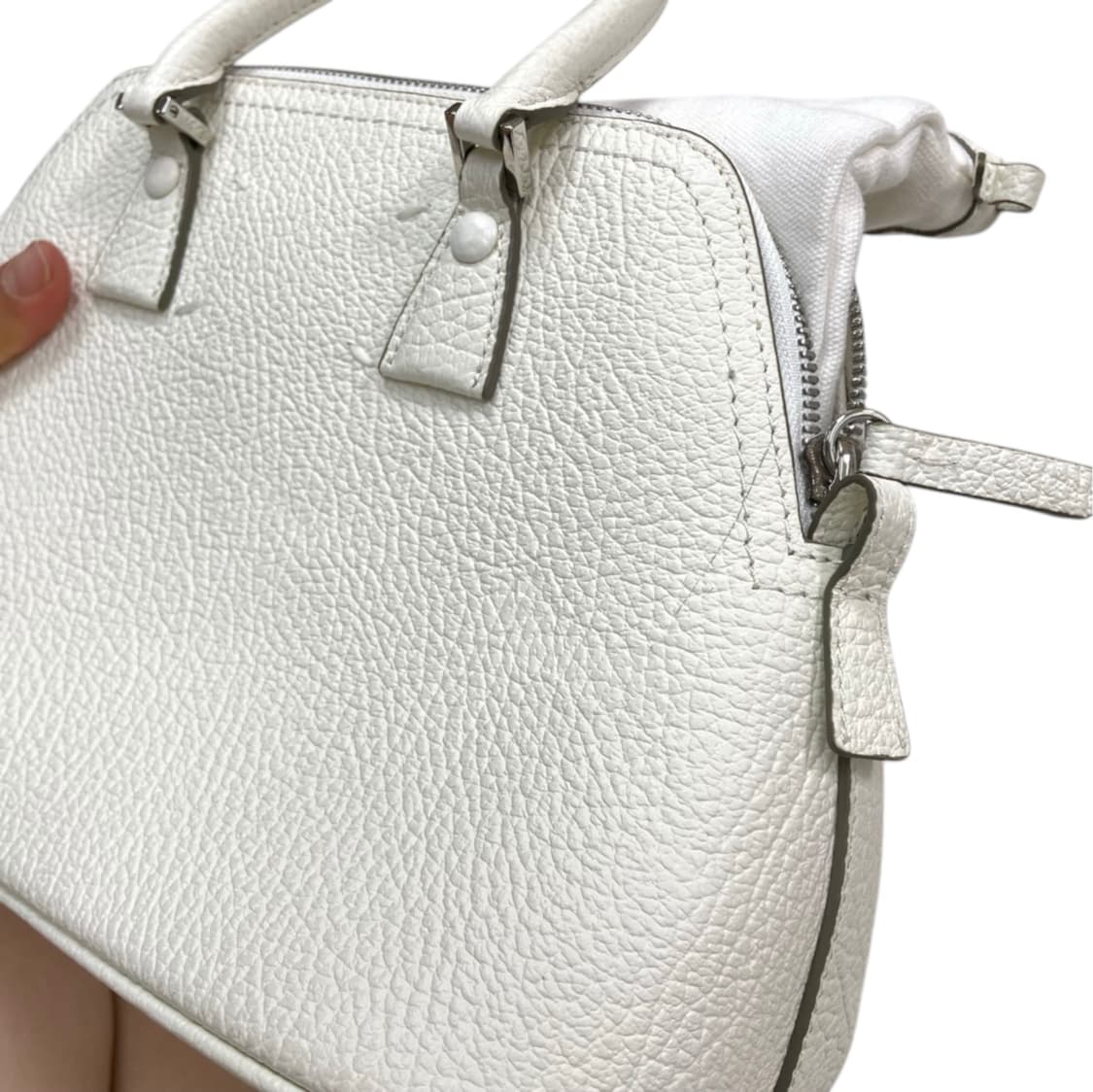 메종마르지엘라 Maison Margiela 화이트 5AC 미니 토트백 상품이미지10