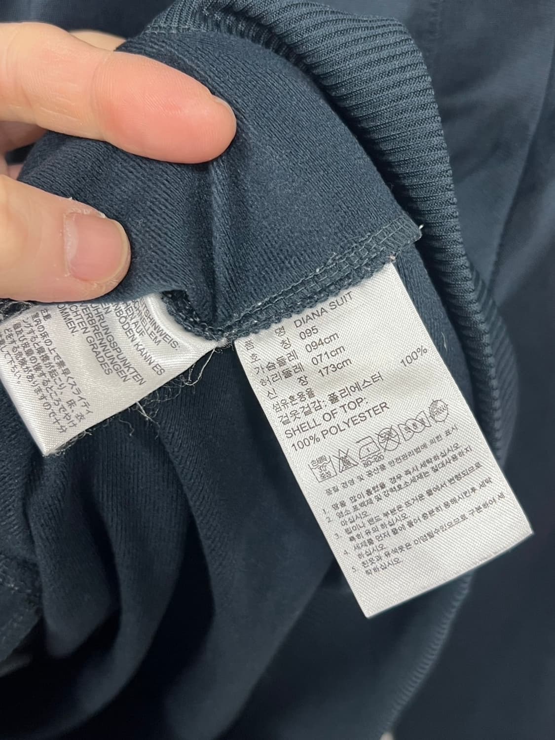 아디다스 삼선로고 차콜 핑크 트랙 집업 져지 상품이미지6